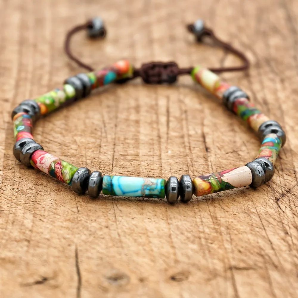 Bracciale Con Pietra Preziosa Di Peridoto Verde Naturale Bracciale Fatto A Mano Bracciale Minimalista Bracciale Da Sposa Regali Per Lei Bracciale Con Più Pietre - Italia - Foto 9