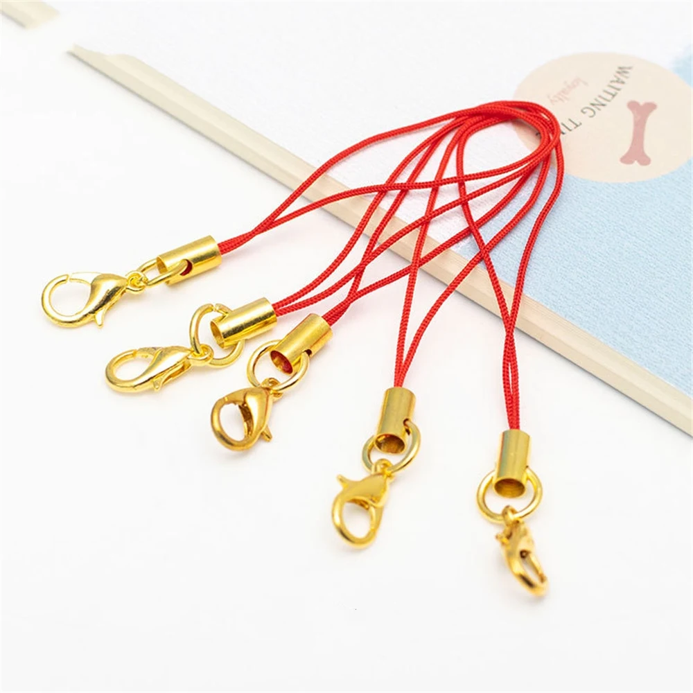 Lanyard Strap Cords with Lobster Clasp for DIY Jewelry and Keychain Accessories - Set of 50/100 Pieces