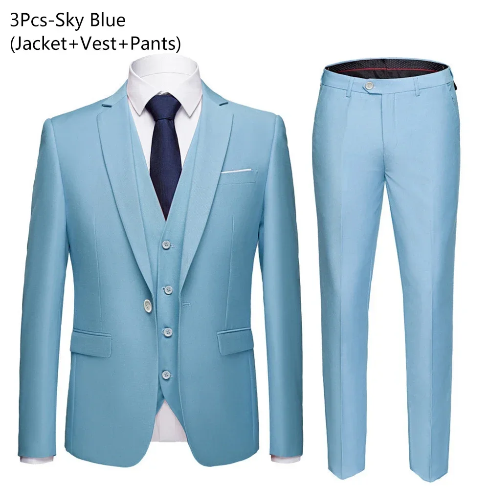 1 button Sky Blue