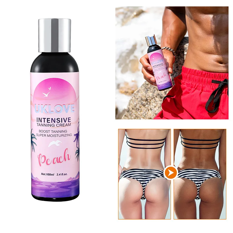 UKLOVE tanning cream watermelon fragrance boostintensive tanning super moisturizing