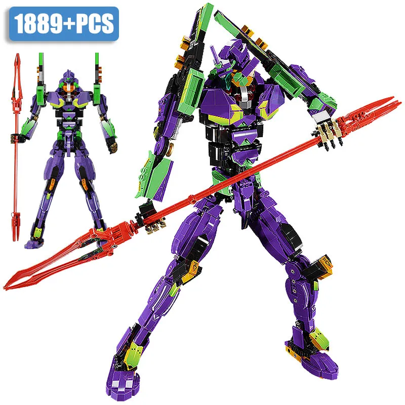 

City MOC 1889pcs Mechs Warrior Model Building Blocks DIY Creative Assemble Mechanical Robot Bricks Toys For Children Boys Gifts