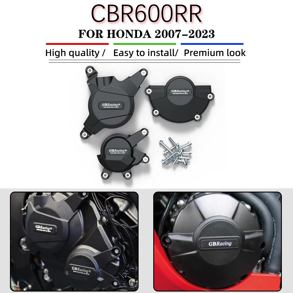 CBR600RR Motorcycles Engine Protection Cover For GB Racing For HONDA F5 CBR600RR 2007 2008 2009 2010- GBRacing Engine Cover