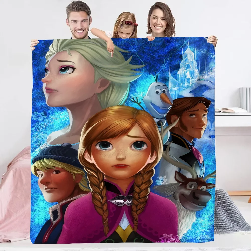 Soft Blanket King Size Frozen Hairy Blankets for Bed Blankets & Throws Luxury Bedding Designer Throw Blanket for Sofa Decoration 2