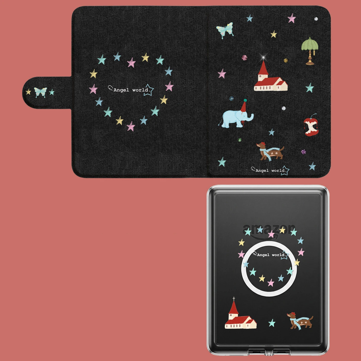 Versatile Kindle Case with Magnetic Detachable Cover and Auto Wake/Sleep Feature