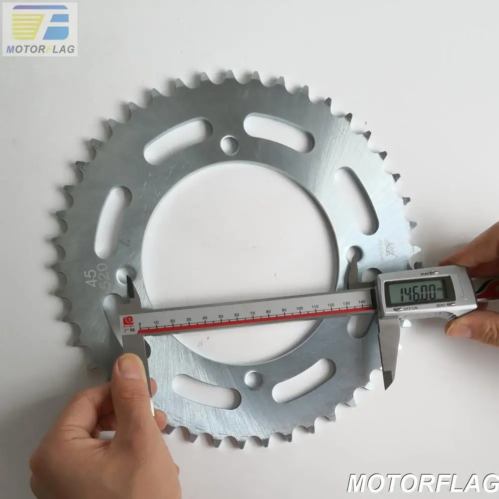 Rear Chain Sprocket 520-45T for Motorcycle Vento V-thunder COLT 250 Keeway Cruiser Dorado 250 QJ250-L QJ250-J