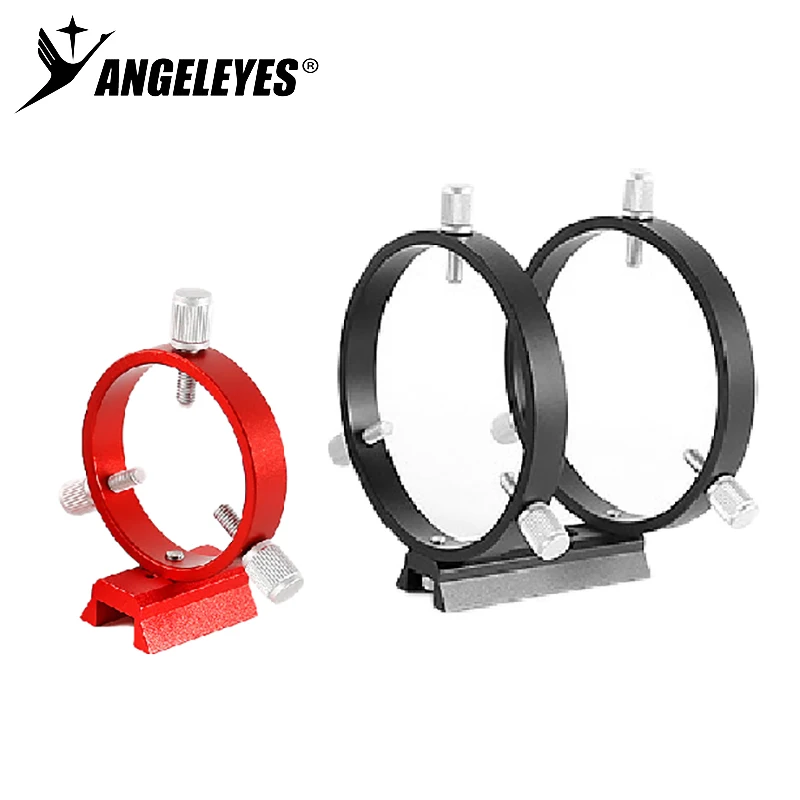 

New Three-Point Finder Scope Ring 42/50/60/68/80/90/102mm Ring Telescope Mount Dovetail Base Astronomical Telescope Accessories