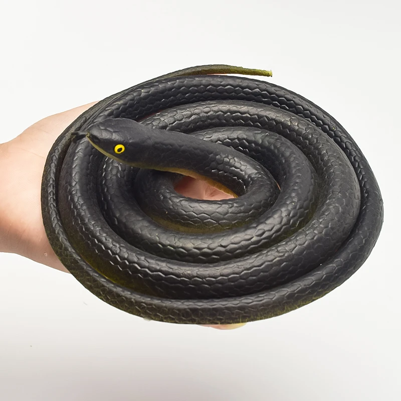 Simulation of Snake Rubber Plastic Reptile Toys April Fool's Day Pranks and Funny Fake Snake Props Film and Television Model
