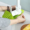 Kitchen Sink Drain Rack Shelf Sponge Storage Holder Hang Sink Basket Bag Soap Dish Drainer Organizer Gadget Bathroom Accessories 3