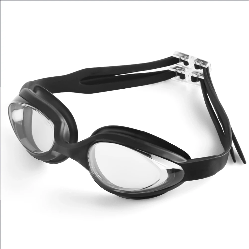 Professional Adult Anti-Fog Swim Goggles with HD Wide-Angle PC Lens Adjustable Waterproof Swimming Glasses