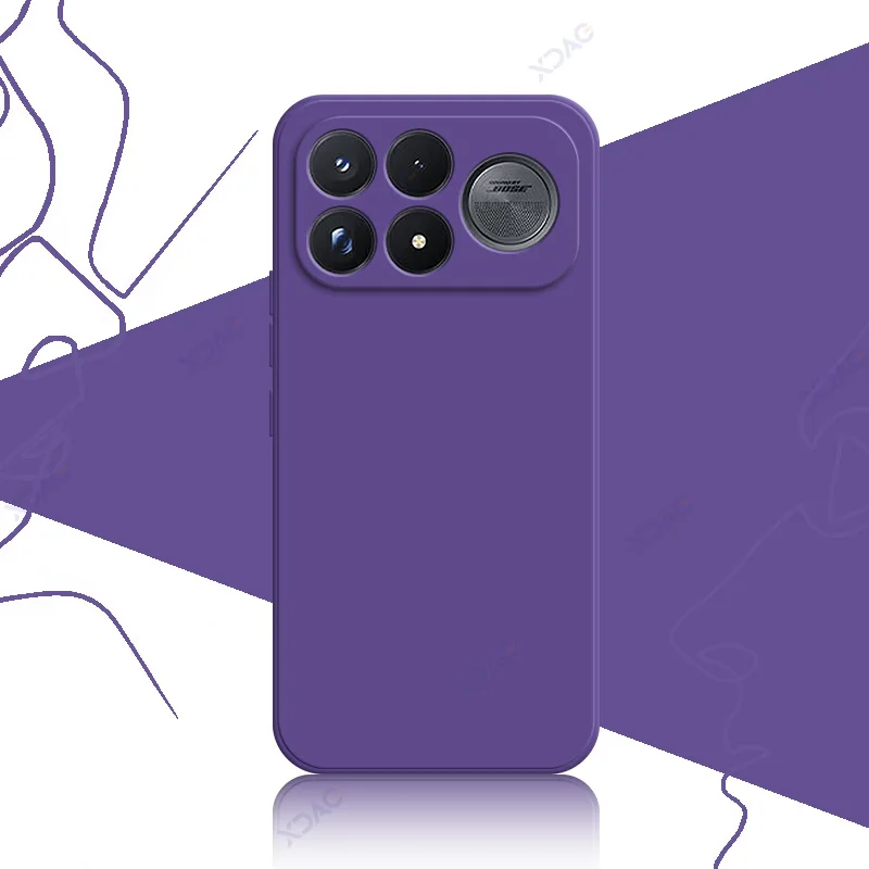 Enhanced Silicone Phone Case with Upgraded Camera Protection and Soft Anti-Scratch Microfiber Lining