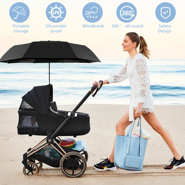 Sombrilla Carro Bebe Universal Cochecito De Bebu00e9 Para
