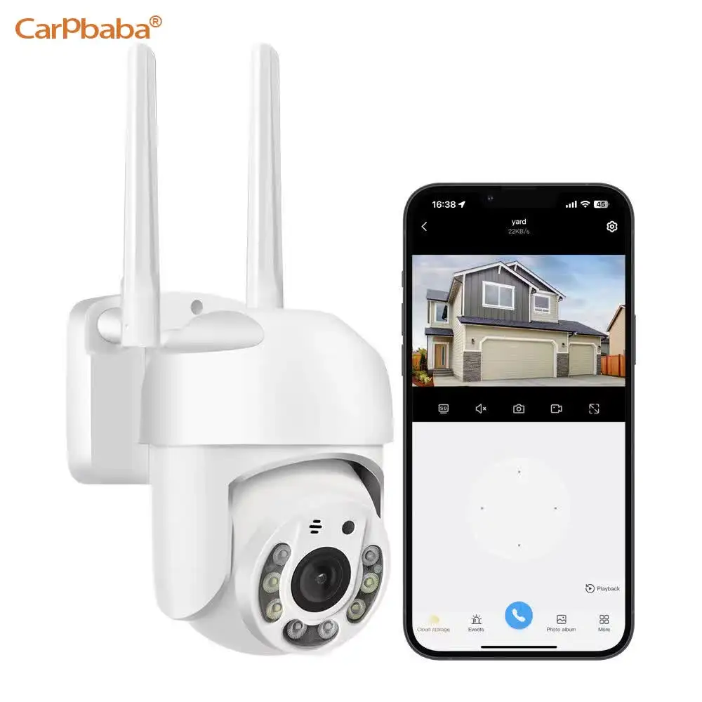 2MP WiFi Smart CCTV Outdoor Wireless Video Surveillance PTZ Camera Yiiot 360 IP Home CCTV Network Security WiFi Camera 3