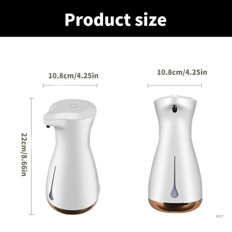 Dispenser Automatico Ricaricabile di Sapone in Schiuma Bitefom InnovaGoods | Leroy Merlin