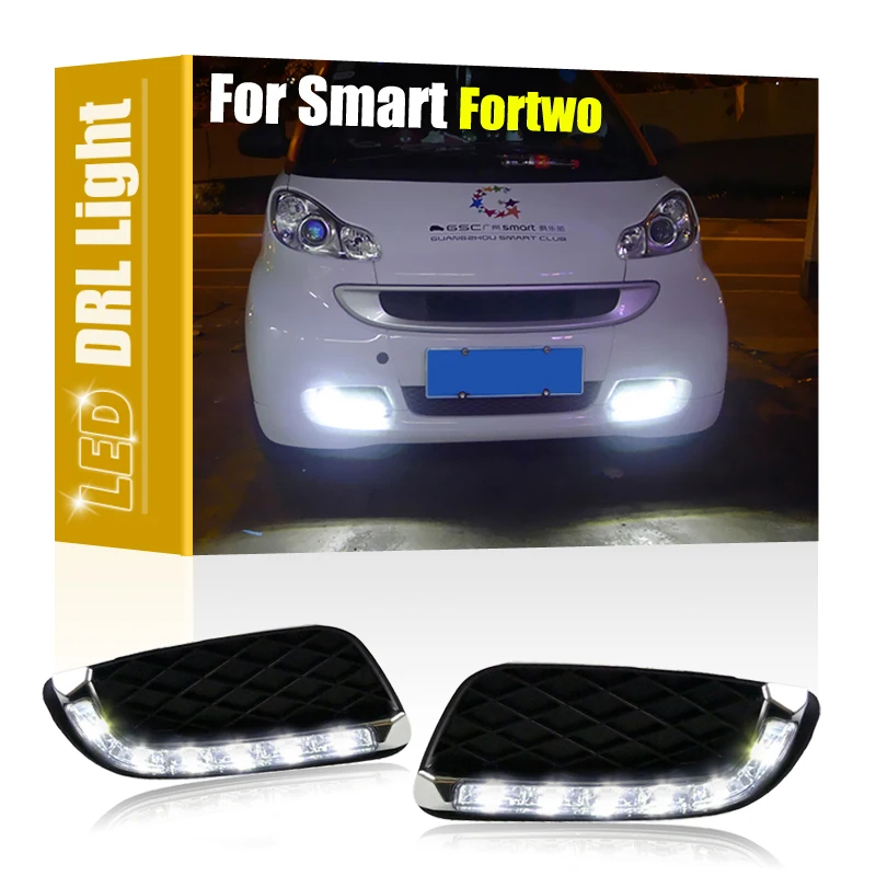 Akozon Clignotants DRL Voiture LED Feux Diurnes Clignotant Remplacement De Lampe Adapté Pour