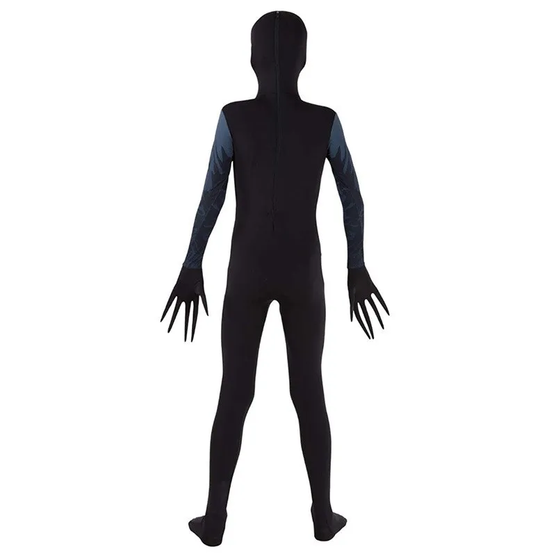 Halloween Cos Halloween Horror Skin-tight Garment Eyeless Jack One-piece Cosplay Costume Role-playing Costume