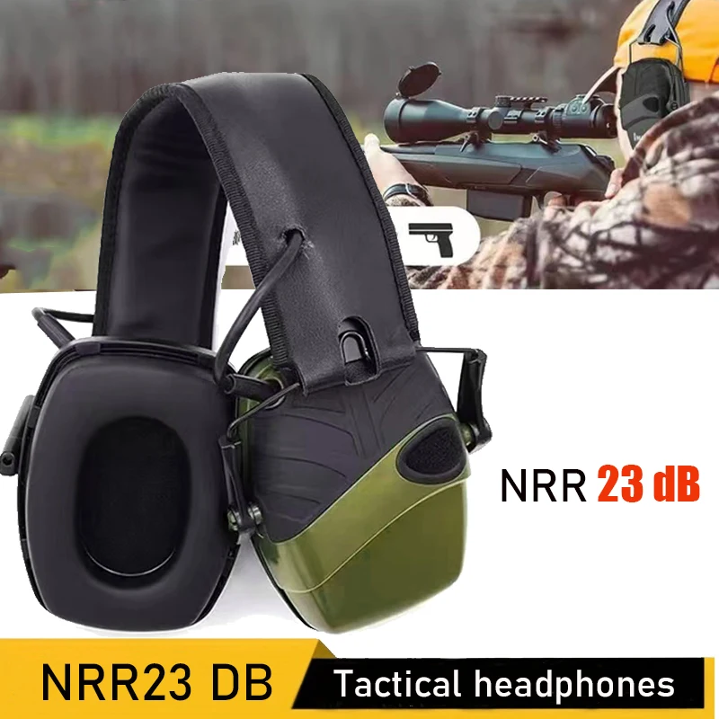 Military Shooting Earmuffs Hunting Tactical Headphones Hearing Protectors/Active Shooting Earmuffs Anti-Noise Earphones