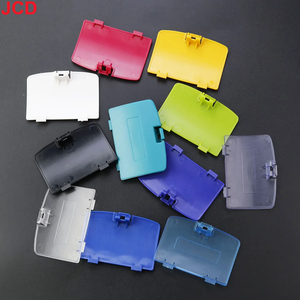 JCD 1Piece For GBC Battery Cover Case Shell  Lid Door Replacement For Gameboy GBC Color Console Back Door Case Repair