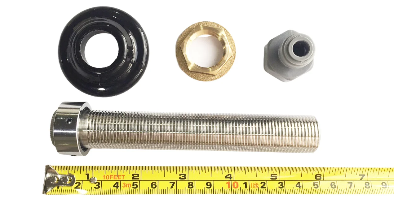 KegLand 150 mm Edelstahl-Bierarmatur mit langem Schaft und langem Schaft, Zubehör für Zuhause – Detail 11