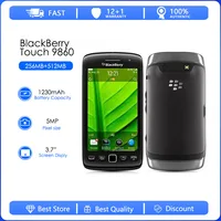 BlackBerry Torch 9860 Refurbished Original Mobile Phone 3.7 Inches Blackberry OS 5MP Camera 768MB RAM 4GB ROM 720p 480x800 1