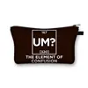 Periodic Table of Elements Print Home Storage Bag Women Beauty Makeup Bags Girls Cosmetic Case Lipstick Small Pouch Gift 2