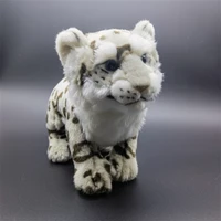 Snow Leopard Plush Toy High Fidelity Cute Snow Panther Plushie Lifelike Animals Simulation Stuffed Doll Kawai Toy Gifts For Kids 2