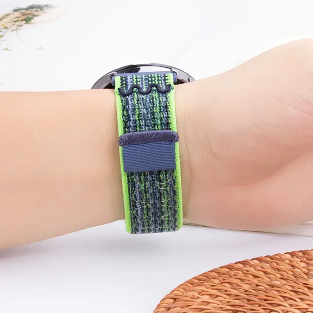 Soft Embroidery Nylon Loop Sport Strap - 20mm & 22mm Options
