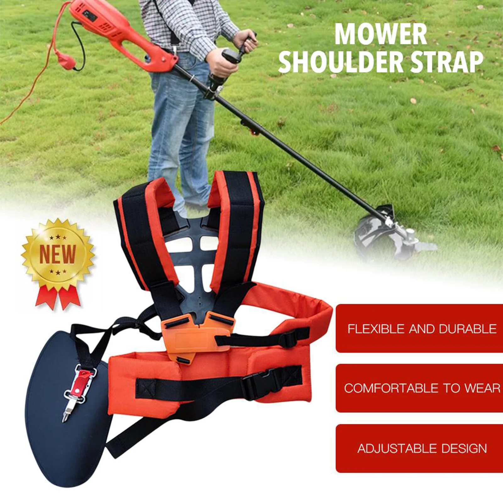 Garden Mower Shoulder Strap Comfort Harness Double Shoulder Strap Trimmers Brushcutters Grass Trimmer Strimmer Harness brush cutter accessories,mower accessories