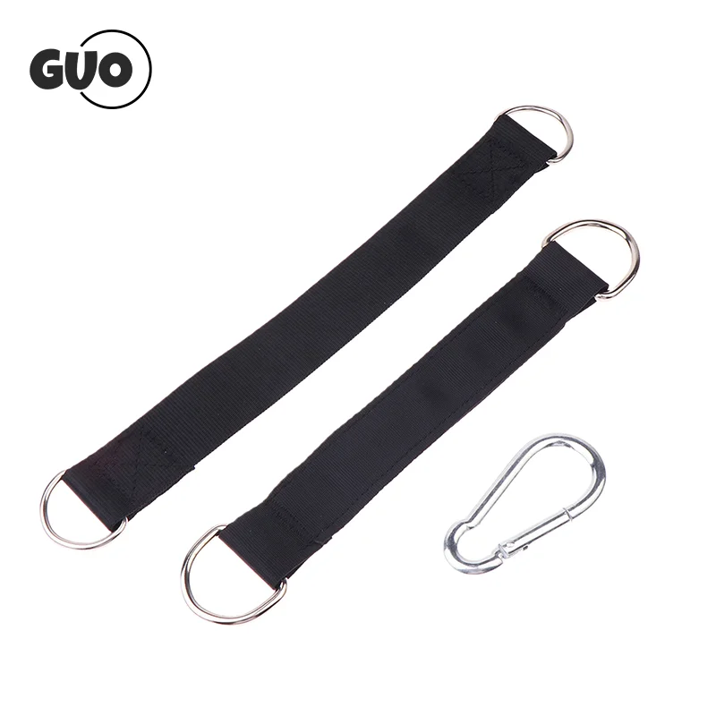 Gym Single Bar Extension Belt Tree Swing Straps 200kg Heavy