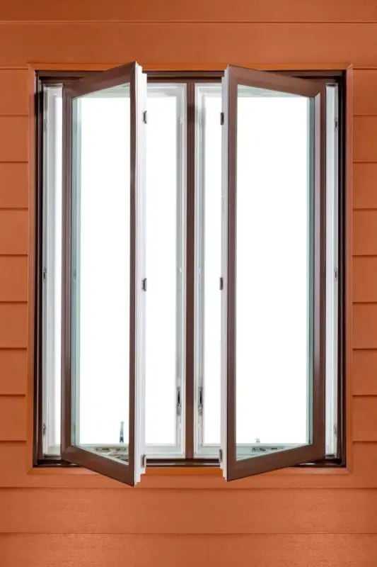 High Energy Saving Double Glazed Windows Hurricane Impact Aluminum Tilt and Turn Casement Window for Villa