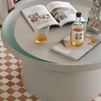 Hot Sale Nordic Coffee Table, Creative Round Living Room Table, High-end Light Luxury Side Desk, Modern Simple Furniture 121 4