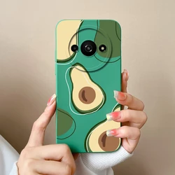 Sunflower Avocado Liquid Protective Drop-Resistant Phone Case for Xiaomi Redmi A3 (TYG27)