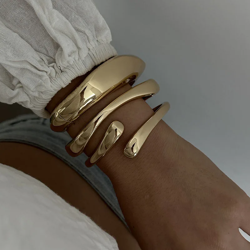 Bangle Bracelet Punk Cuff Bangles Vintage Punk Geometric Bangles Women Bracelets Hip Hop Jewelry Gifts
