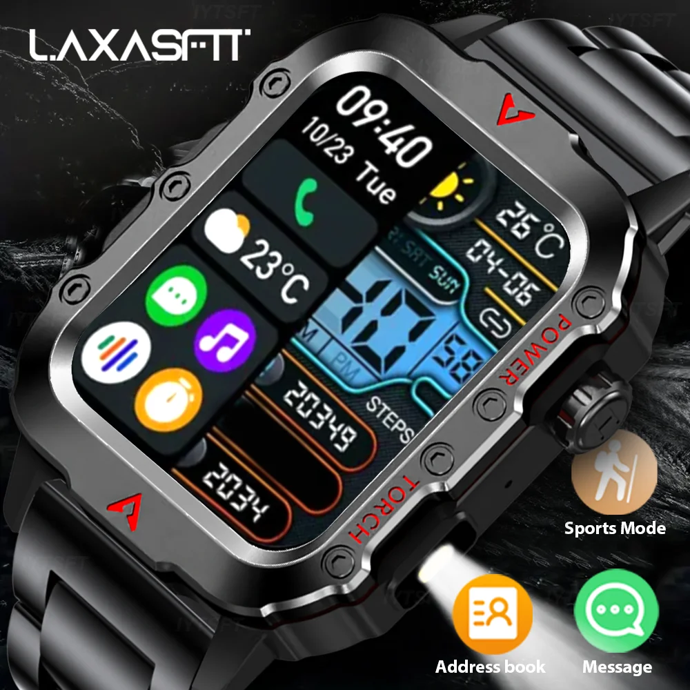 KESHUYOU 2025 New Sports Smart Watch Bluetooth Talk LED Flashlight Multi-function Outdoor Sports Smart Watch for Men Women BEST SELLERS KESHUYOU 2025 New Sports Smart Watch Bluetooth Talk LED Flashlight Multi-function Outdoor Sports Smart Watch for Men Women BEST SELLERS