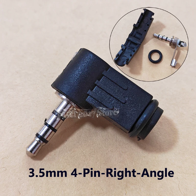 1-10 Stück 2,5/3,5mm Audiostecker Gerade & Winkel 2/3/4-polig Mono Stereo Stecker für Kopfhörer Mikrofon DIY – Detail 7
