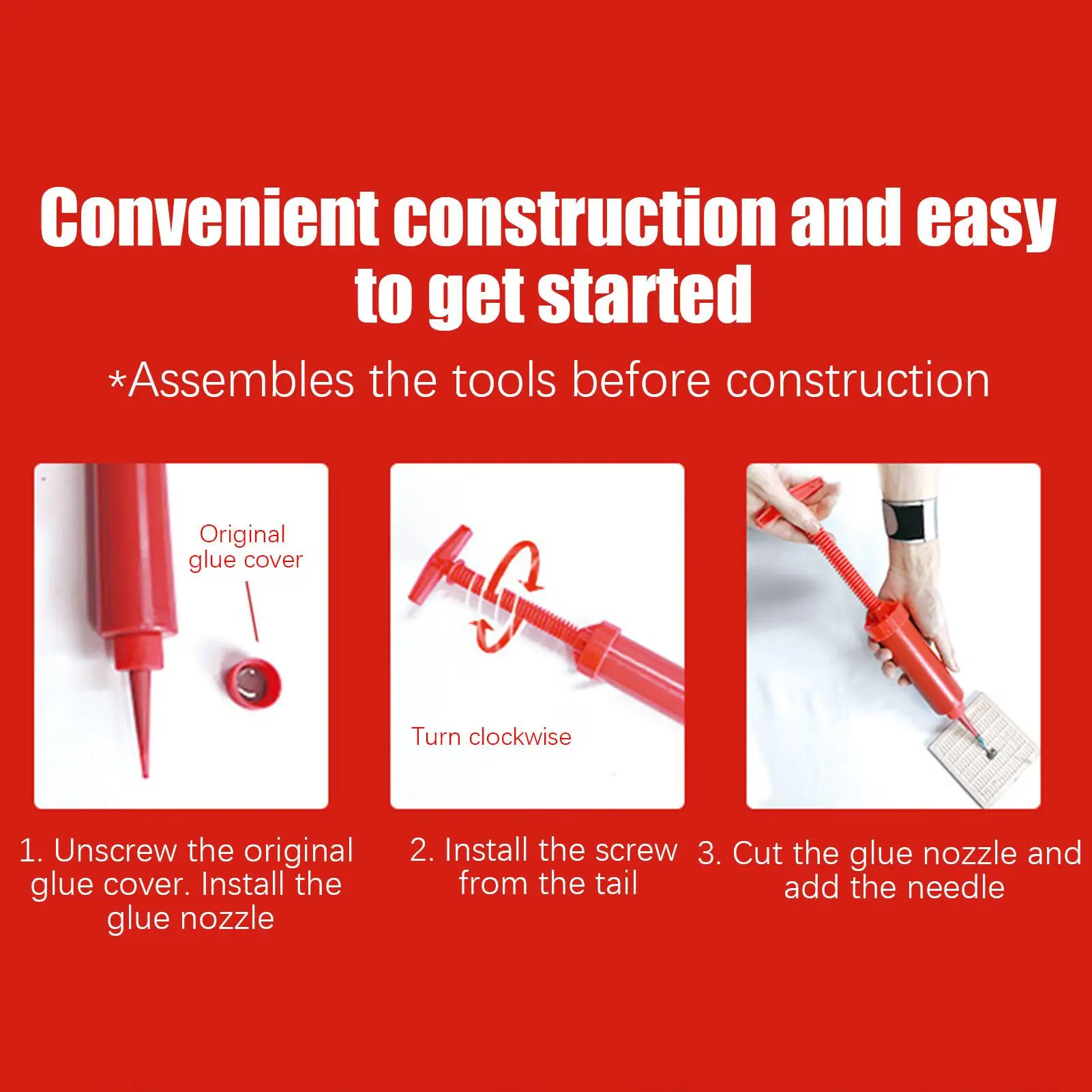 Grouting Adhesive For Floor Tiles Drumming Adhesive Strong Fast Drying Spiral Tile Adhesive Quick drying ceramic tile