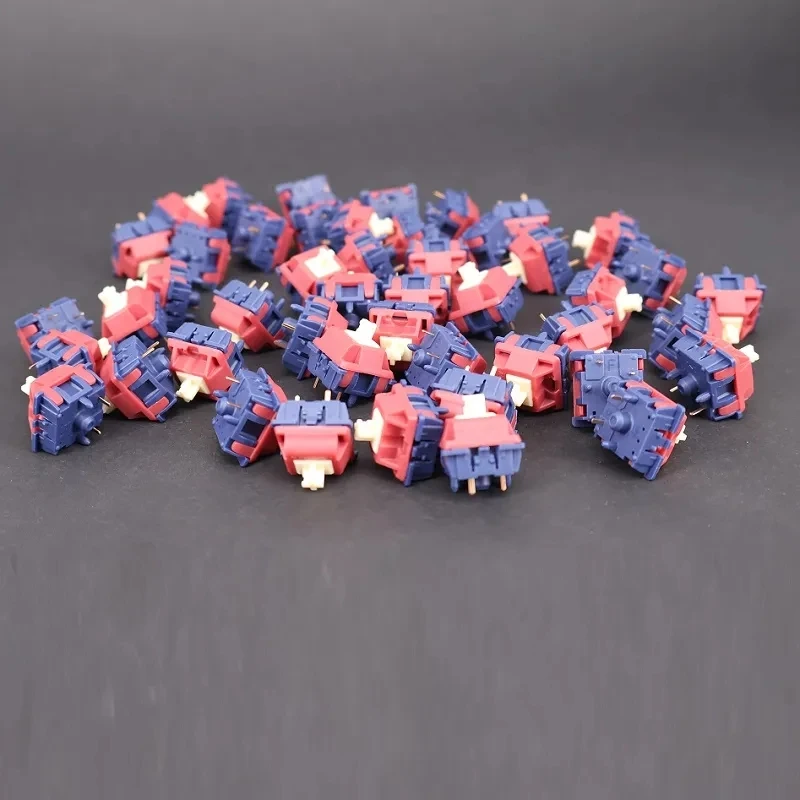 Gateron-quinn Switch Pin Rgb Tátil Pesado Nylon Pom Faça Você Mesmo Personalizado Gaming Switches Teclado Mecânico 55g - Imagem 4