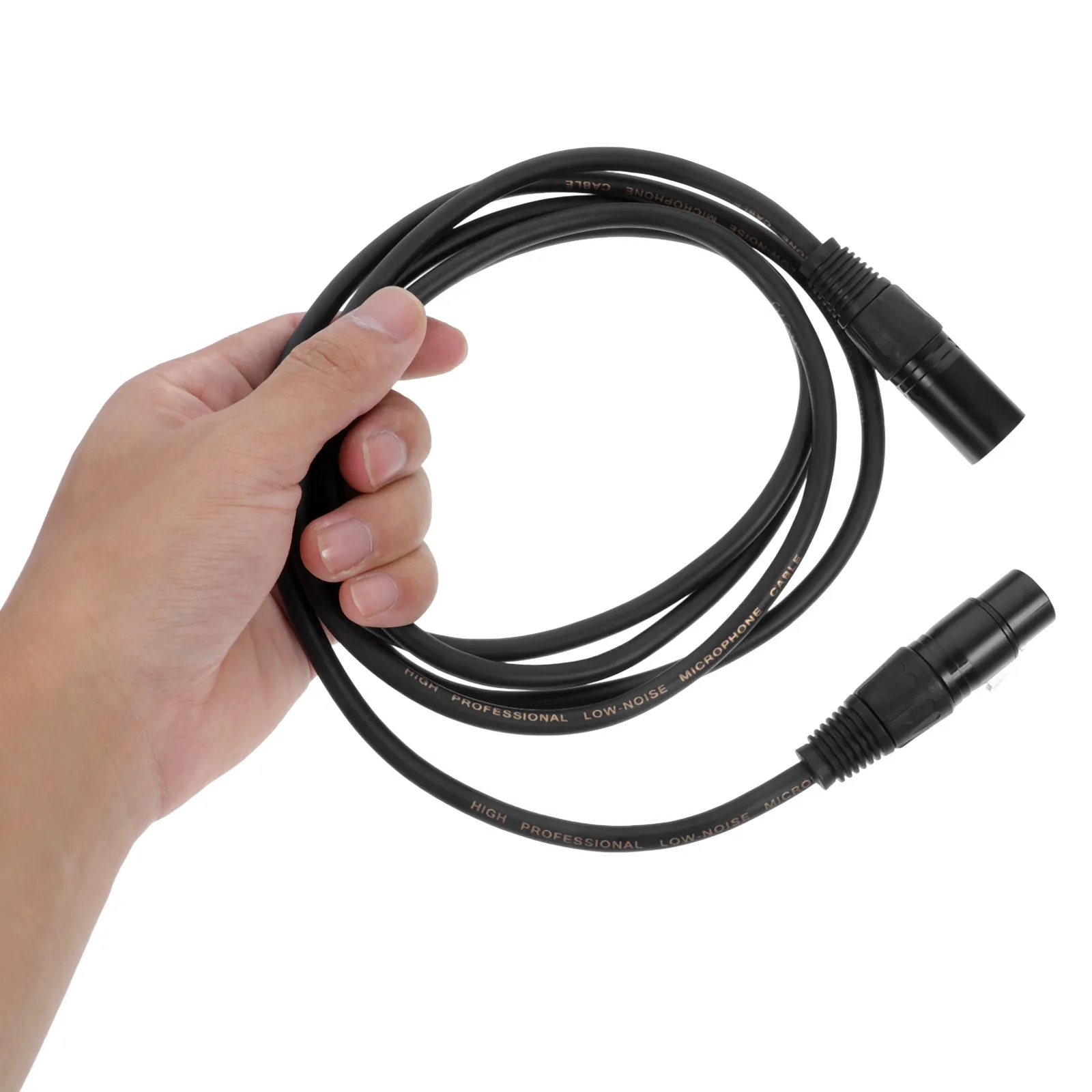10Pcs 2M Dmx 신호 케이블 3핀 Xlr M-F 소프트 PVC 재킷 방수 견고..