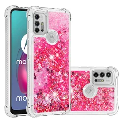 Sparkling Dynamic Liquid Quicksand Phone Cover for Moto G Pure (G)
