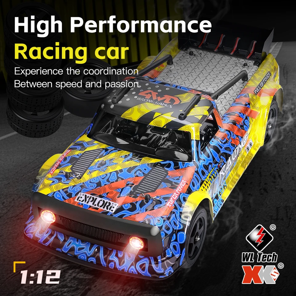 WLToys 124020 RC Car High-Speed 60KM/H Brushless 4WD Drift Remote