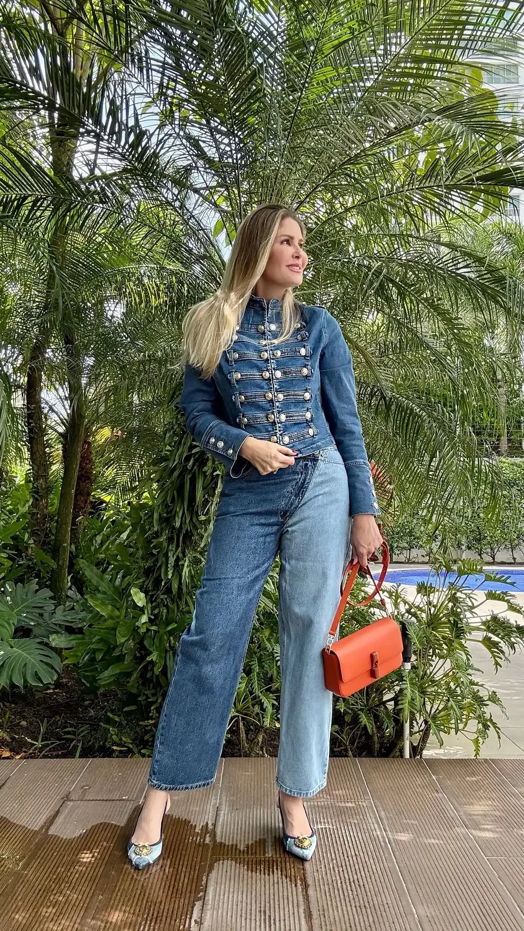 Vintage Denim Military Jacket Women Retro Solid Round Neck Single Breasted Slim Crop Coat 2026 New Lady Daily Street Outerwear 31 Scbfa0a1f3ccb4982a7c8c5628e32546f1