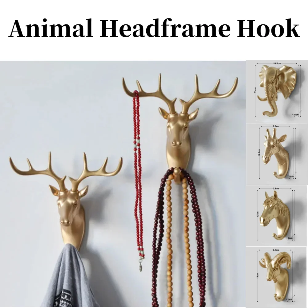 Animal Head Wall Hook 1
