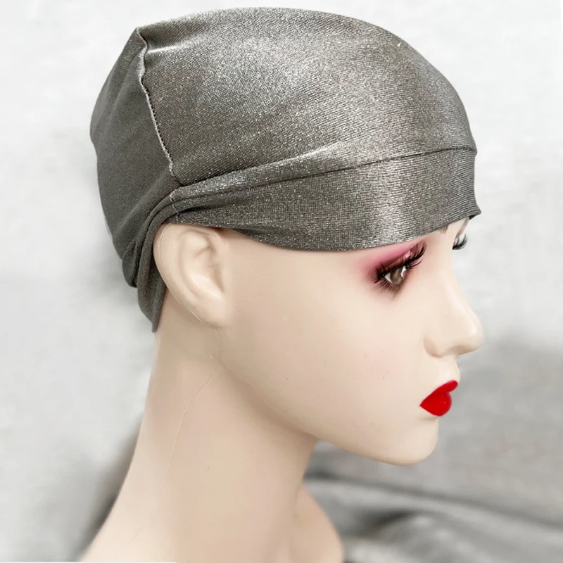 Gorro antirradiación de fibra de plata 100% para hombres y mujeres, protección EMF para teléfonos móviles, gorro de blindaje de ondas electromagnéticas