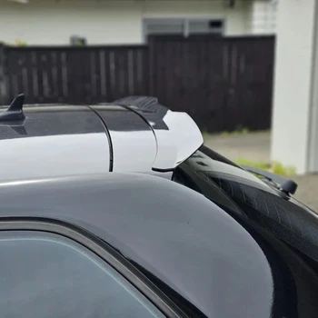 Per SEAT Ibiza MK5 6F Spoiler Estensione Labbro 2017 2018 2019 2020 2021 Mini Spoiler Carbon Look ABS Bagagliaio di Un'auto Posteriore Tetto Ala Nuovo