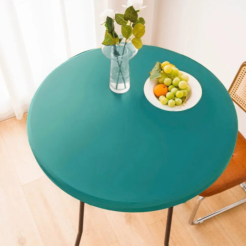 Enhanced Waterproof and Oil-Resistant Elastic Table Cover for Indoor and Outdoor Use