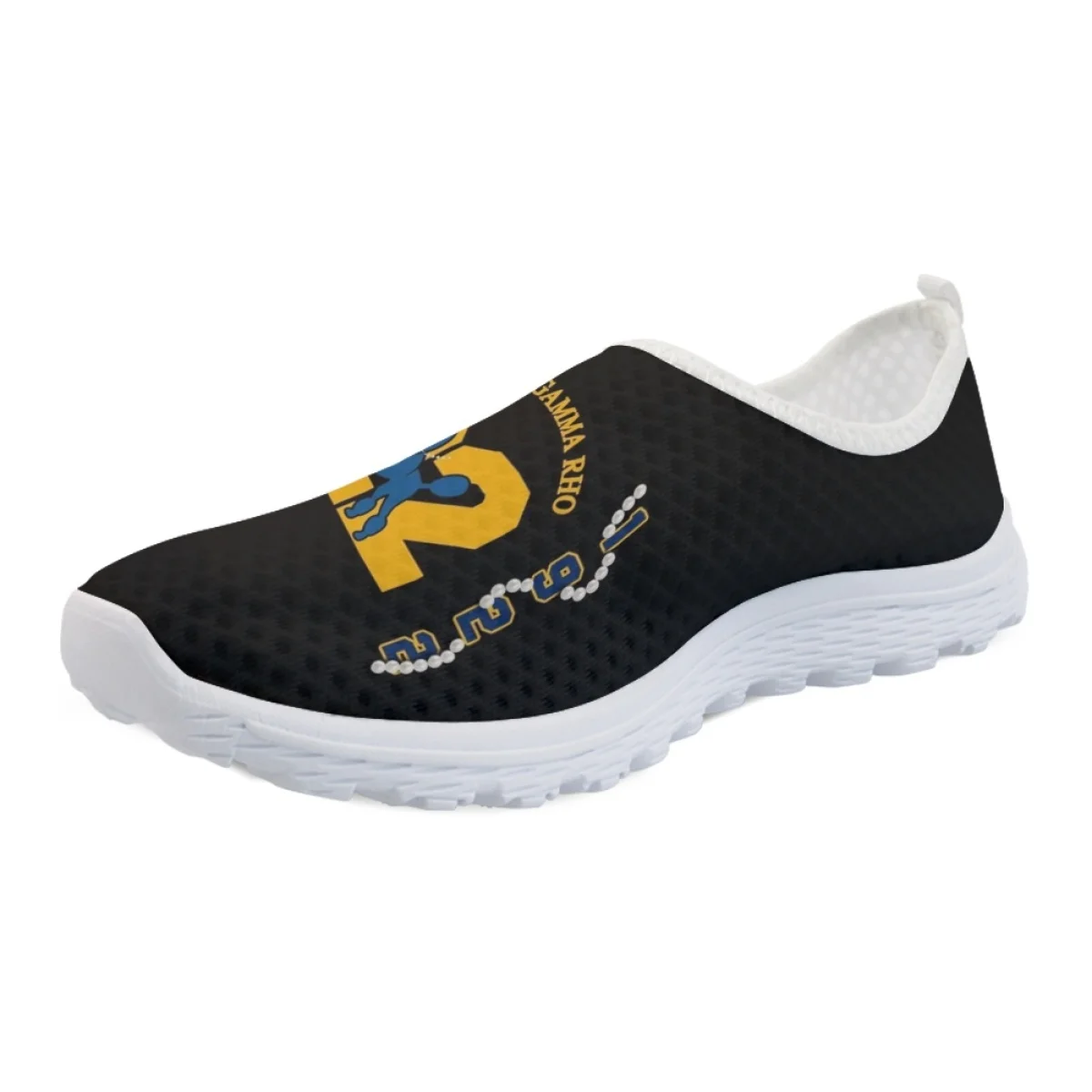 Flats Sneakers Women Summer 2023 Sigma Gamma Rho Pattern Casual Ladies Sport Shoes Breathable Comfort Walking Footwear Flats