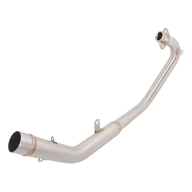 For LFFAN KPT200 19-22 KPM200 21-22 Motorcycle Exhaust Front Link Pipe Escape Link Pipe Connect Tuber Slip On 51MM Stainless - Image 3