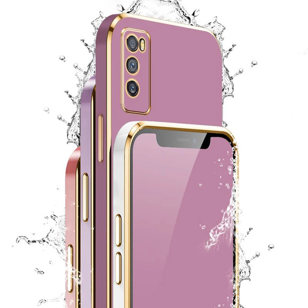 Topme Cover per vivo Y70 / vivo V20 SE (6.44 Inches) Custodia Case, Protezione Della Pelle Della Custodia in Silicone Tpu - Erba viola