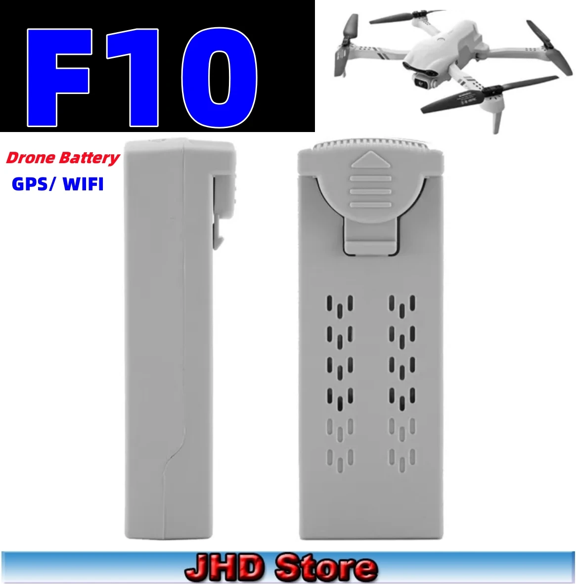 Description Picture 2 of itemJHD 4DRC F10 Drone Battery for RC Plane WIFI /GPS 1600 mAH Battery For F10 Quadcopter Battery Wholesale