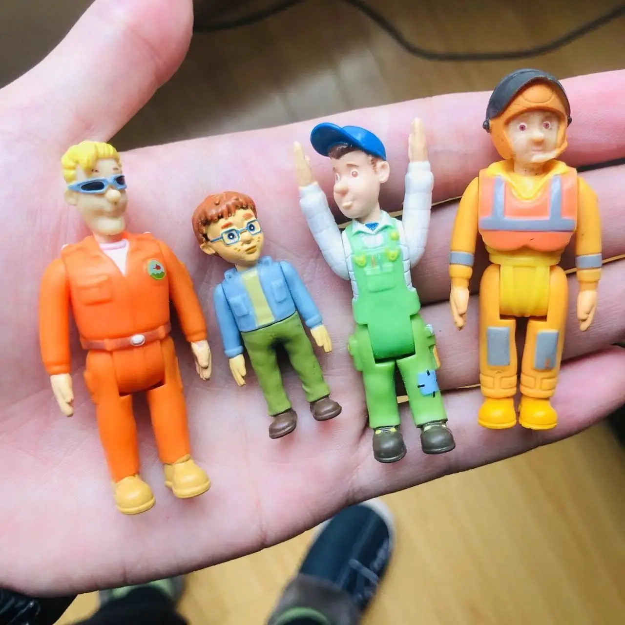 Part2 Original 4-6cm joint movable Fireman sam Figure for kids