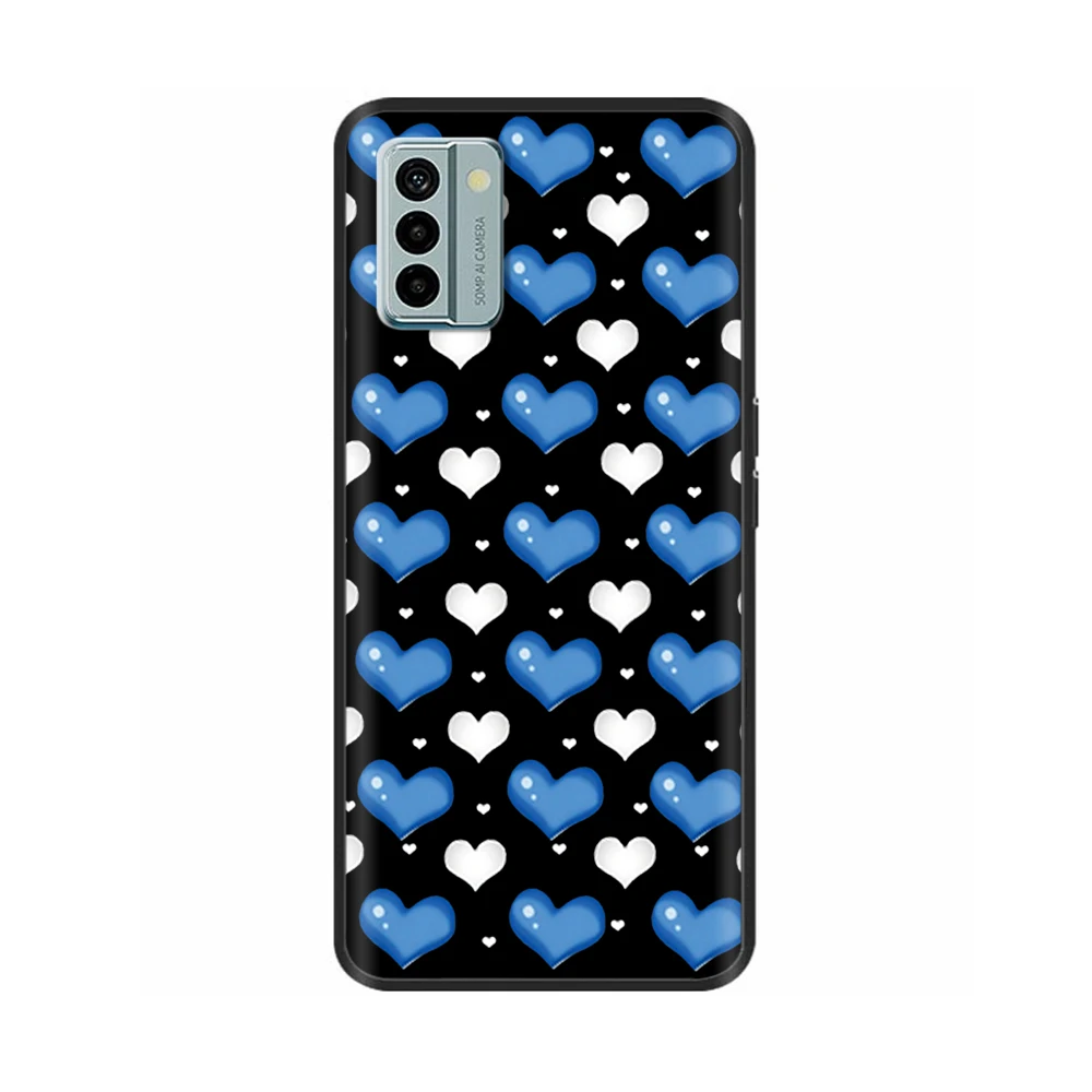 Nokia G22 Cool Silicone TPU Protective Shell - Painted Soft Back Cover with Black Bumper
